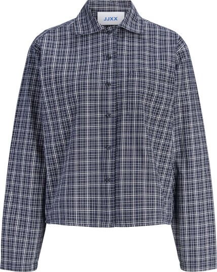 JJXX Jxasta Ls Clean Check Shirt Wvn Sn Navy S