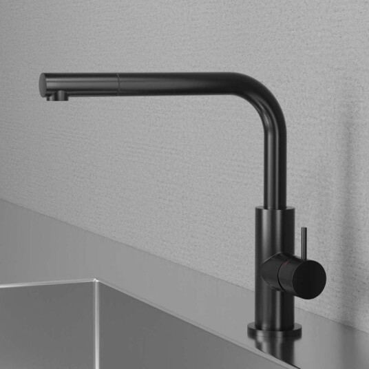 Scandtap Steel Accent 90 Kjokkenarmatur Shadow Nei