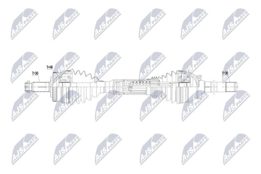 Nty Drivaksel NTY NPW LR 057 Nty Drivaksel NTY NPW LR 057