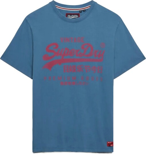 Superdry Vl Classic Tee Blue XXL