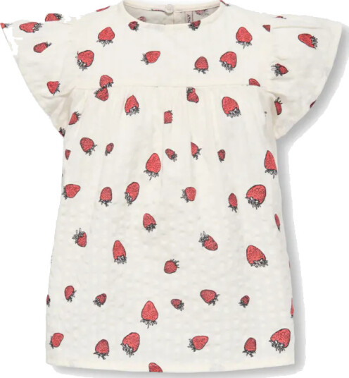 Kids Only Kmgfina Cerise Ss Top Aop Wvn Cream 110