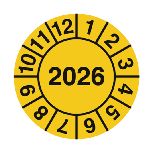 År 2026 Kontrollmerker