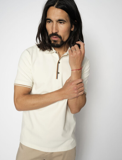 Mos Mosh Gallery Mmgharvey Polo Ss Tee - White - XXL