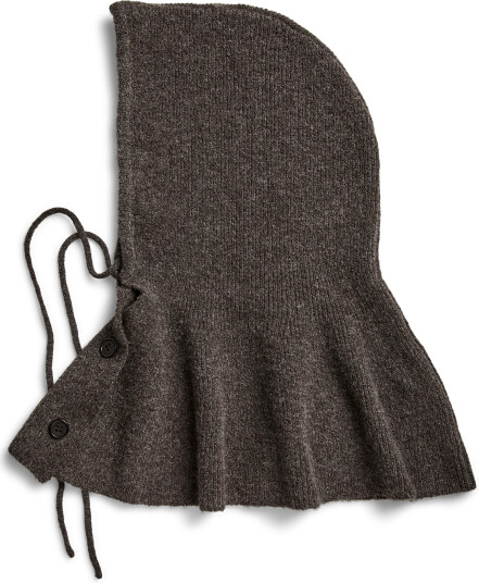 Pieces Pcalma Button Balaclava Bc Brown ONE SIZE