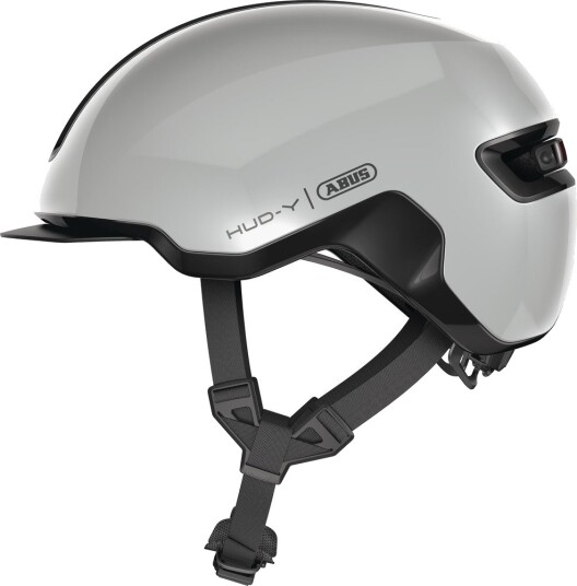 ABUS HUD-Y sykkelhjelm LED Race Grey