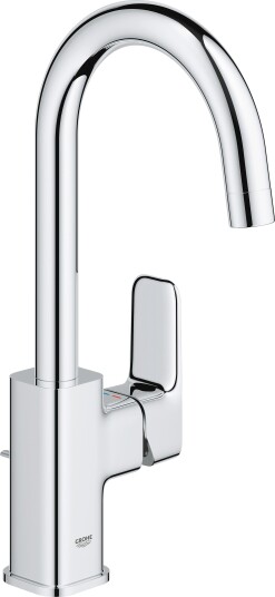 Grohe Dice L Servantbatteri matt svart, blyfri Krom, Baderom