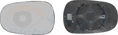 VAN WEZEL 4338831 Speilglass, ytterspeil