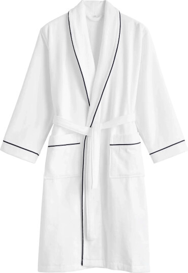 Gant Solid Velour Robe White S