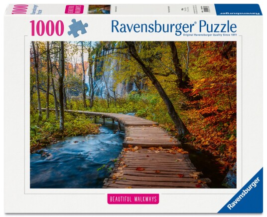 Ravensburger Puslespill 1000 Høstlig Skogsti