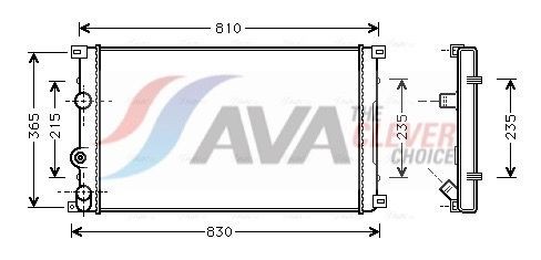 Radiator AVA Clever Choice RTA2276 Radiator AVA Clever Choice RTA2276