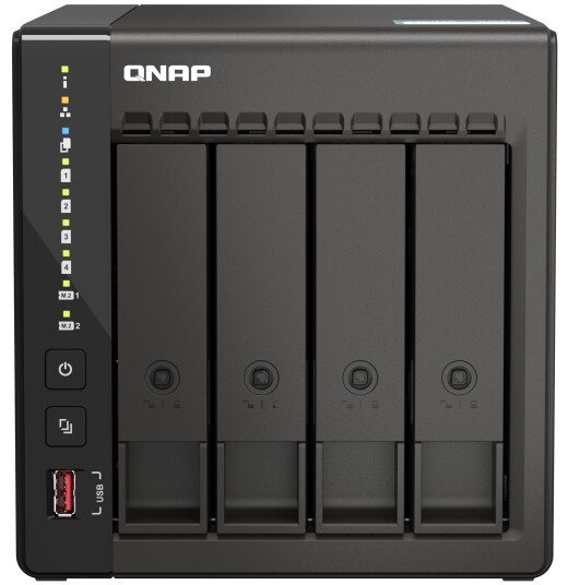 QNAP TS-453E 4-Bay NAS med Intel Celeron J6412 og 8GB RAM QNAP TS-453E 4-Bay NAS med Intel Celeron J6412 og 8GB RAM