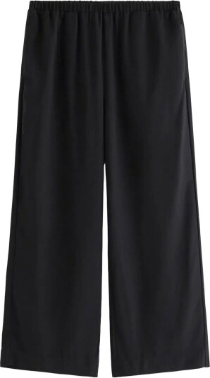 Lindex Straight Bella Cropped Trousers   BLACK   36
