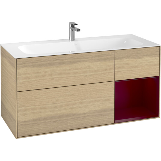 VILLEROY & BOCH FINION SERVANTSKAP 120 EIK FINÉR M/LYS HØYRESTILT PEONRØD HYLLE VILLEROY & BOCH FINION SERVANTSKAP 120 EIK FINÉR M/LYS HØYRESTILT PEONRØD HYLLE