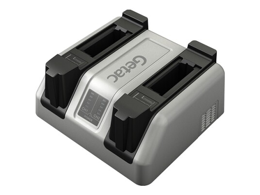 Getac Batteriladestasjon 2-Veis Batteriladestasjon 2-Veis Inkl.: Strømforsyning Strømkabel (Uk) Egnet For: Zx10 Zx80 (Gcmckm)