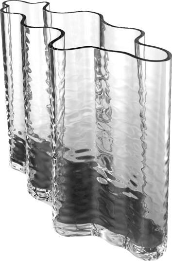 Cooee Design Gry Wide vase, 24 cm, clear
