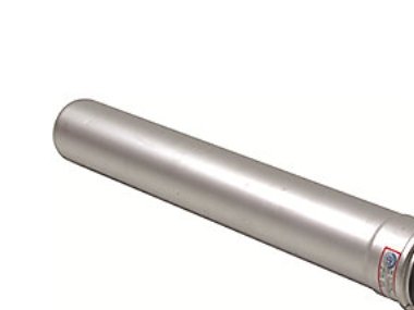 Blücher Afl.Rør Ø82mm X 500Mm Rs 82 Aisi 304.Alm Rf Stål
