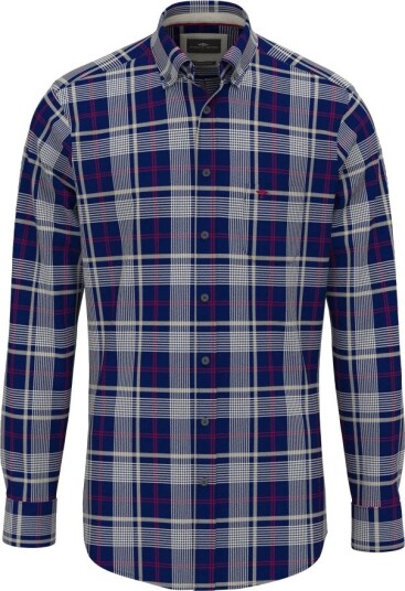 Fynch Hatton Herre Skjorter Blå 3XL,
