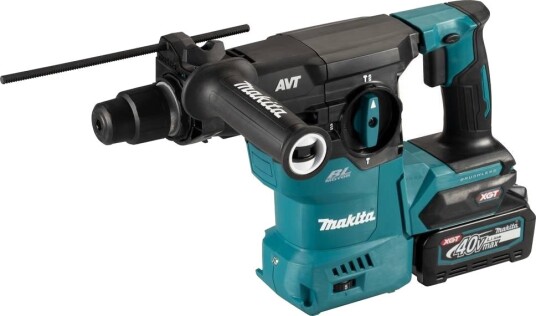 Makita Borhammer HR008GM203 SDS+, 40 v XGT, 2 × 4,0 ah Batterier