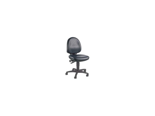 Topstar Arbeidsstol Tec 50 I Kunstlær Svart Uten Fotring Spesial Utsparing Sete Stabilt Fotkryss Ryggstøttehøyde: 72250 D10