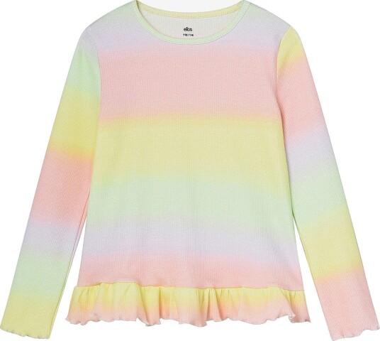 Ellos Collection Topp med volang Flerfarget
