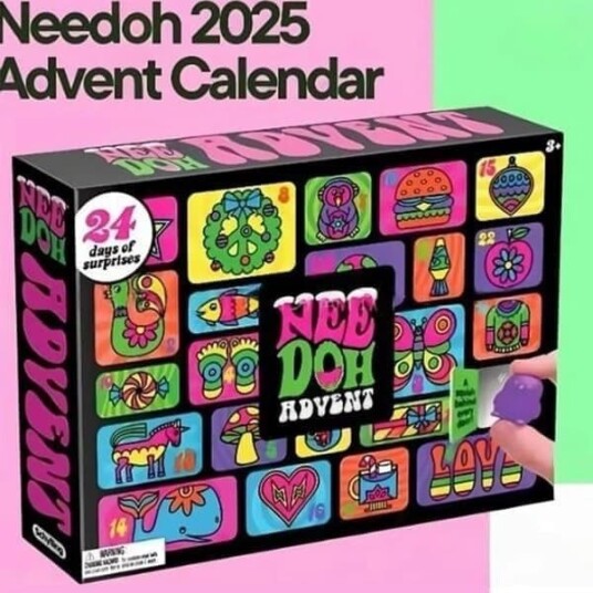 Auledio NeeDoh Julekalender 2025 – Julekalender med morsomme stressballer og overraskelser