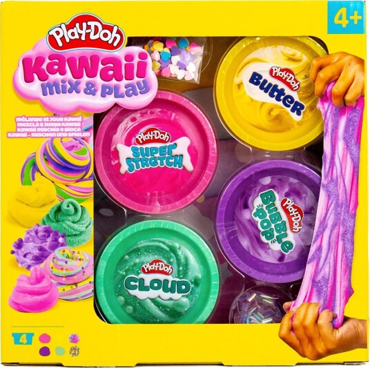Play-Doh Slim 4 Stk. Kawaii Mix Og Play Play-Doh OneSize Slim