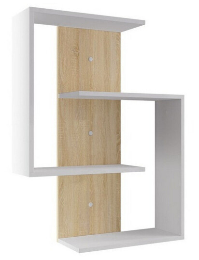 Bokhylle Strathy 65x19 cm Hvid
