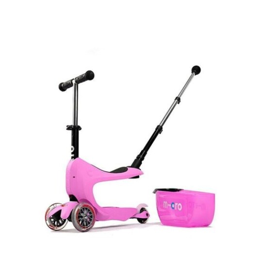 Micro Mini2go Deluxe Plus Sparkesykkel Barn Rosa