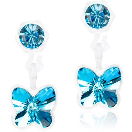 Blomdahl Medical Plastic Pendant Butterfly 4/5mm Aquamarine Blomdahl Medical Plastic Pendant Butterfly 4/5mm Aquamarine