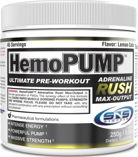 HemoPUMP Adrenaline Rush 250g - Blue Raspberry