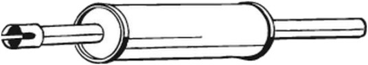Fremre eksospotte BOSAL 233-303