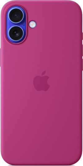 Apple iPhone 16 Plus Silikondeksel med MagSafe Fuchsia