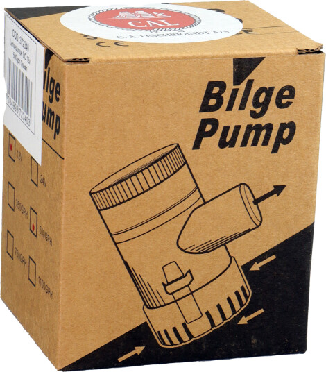 Osean Lensepumpe 12V 500 gph 1900 l/t Osean Lensepumpe 12V 500 gph 1900 l/t