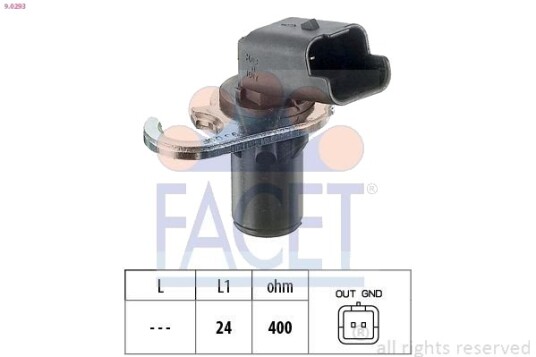 Impulsgiver, veivaksel FACET 9.0293