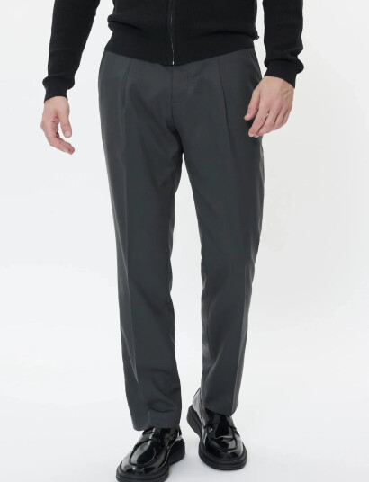 Matinique Maweller Pleat Pant - Grey - 58 x 87