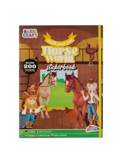 Grafix Sticker Book Magic Horses 200 stickers