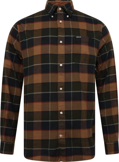 Barbour Barbour Valley Tailored Checked Shirt - OLIVE - S