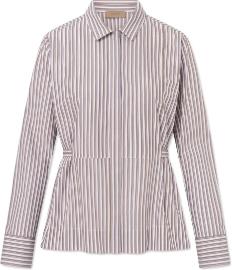 Rue de Tokyo Saloma Triple Stripe BROWN/Purple/WHITE L