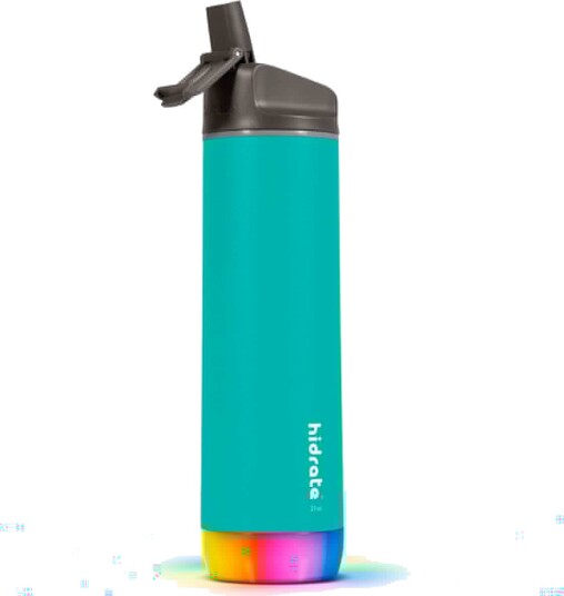 HidrateSpark Pro 21 Straw Smart Drikkeflaske med LED (620ml) Sea Glass