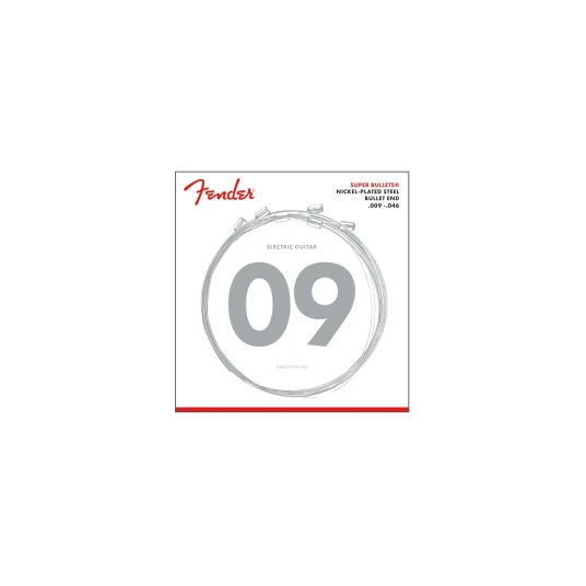 Fender Super Bullet Strenger, 3250LR (009-046) forniklet stål, bullet end