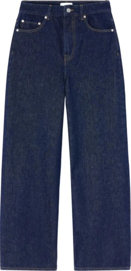 Ganni Dame Jeans Blå W27,