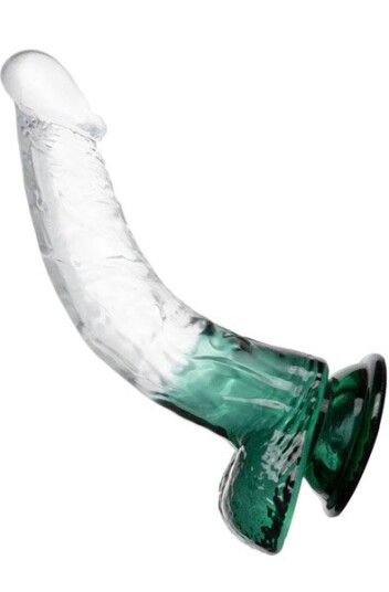 Crystal Pleasures Dual Color Curved Green 18 cm