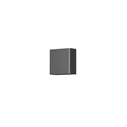 Konstsmide Chieri Utendørs Vegglampe 2X2 LED Antracitt Grå