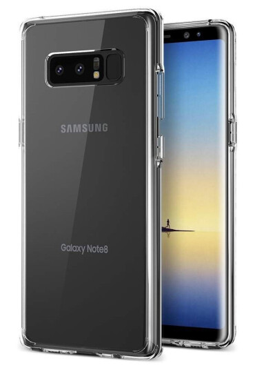 Samsung Note 8 Skallet - Gjennomsiktig Samsung Note 8 Skallet - Gjennomsiktig