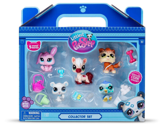 Littlest Pet Shop Winter Besties 5-Pack Figursett - Samlefigurer for 4+ år Littlest Pet Shop Winter Besties 5-Pack Figursett - Samlefigurer for 4+ år