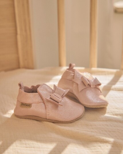 En Fant Slippers Suede Pink 23 En Fant Slippers Suede Pink 23