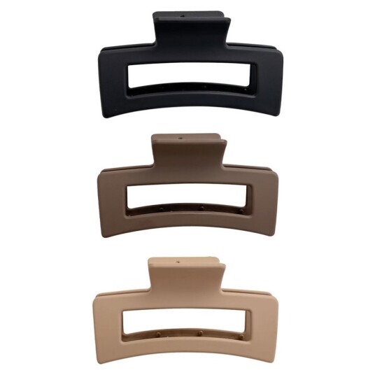 Brushworks Classic Claw Clips 3pcs