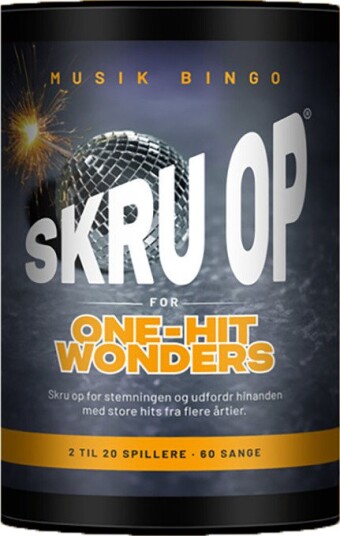 Skru Opp Musikken Bingo Brettspill 15+ År Skru Opp For One-Hit Wonders