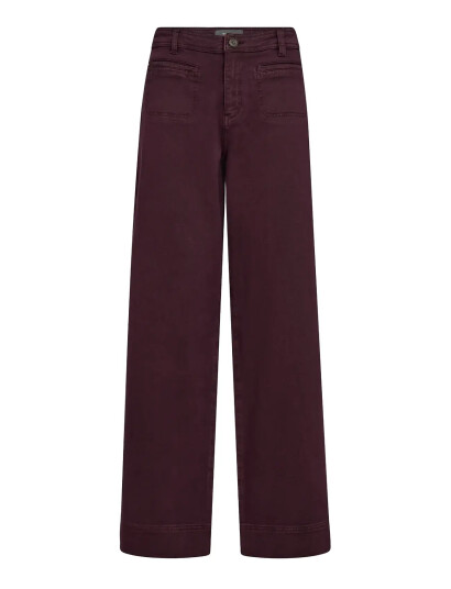 MOS MOSH Mmsoey Iglesia Pant - Burgundy - 29 Regular
