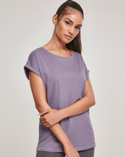 Urban Classics Women's Thirt med ekstra skuldre Lilla